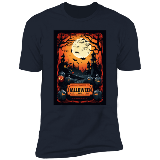 Black Grunge  Halloween Party T-Shirt