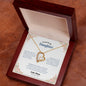 To My Lovely Daughter | Always Keep Me In Your Heart - Forever Love Necklace