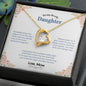 To My Lovely Daughter | Always Keep Me In Your Heart - Forever Love Necklace